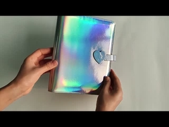 Reliures en cuir d'unité centrale de macaron voyant de laser de reliure de collection de carte, cartes étoilées