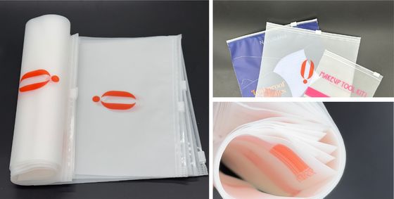 CPE Custom Plastic Zip Bags Tearproof Environmentally Friendly Materials
