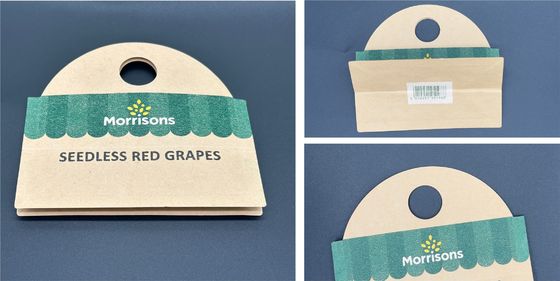 Recycled Packaging Paper Poly Bag Regenerative Eco Friendly Material