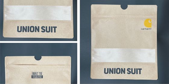 Degradable Paper Plastic Composite Bag Recyclable Printing Patterns