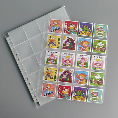 Waterproof Stamp Collection Binder Polypropylene Loose Leaf Album