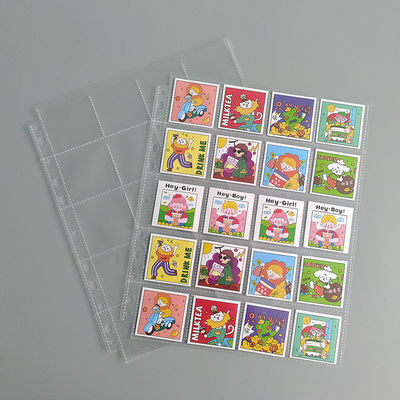 Waterproof Stamp Collection Binder Polypropylene Loose Leaf Album