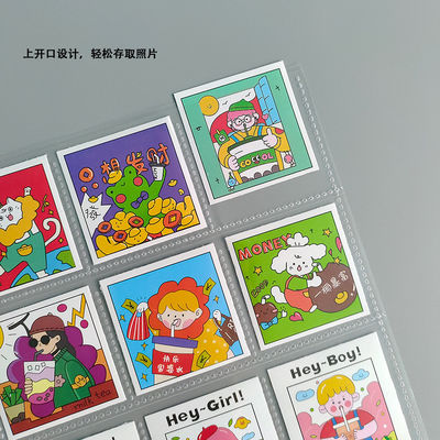 Waterproof Stamp Collection Binder Polypropylene Loose Leaf Album