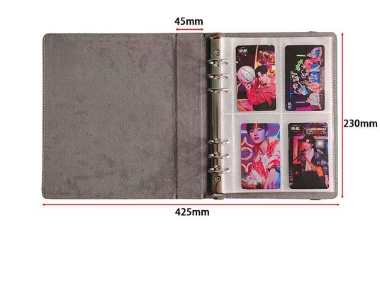 Bandage Card Holder Album Book Dustproof Wind Gradient Pu Cover