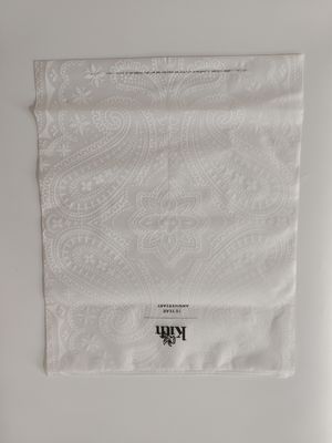 CPE / HDPE Plastic Zipper Bag Embossed Customized Size Accepted