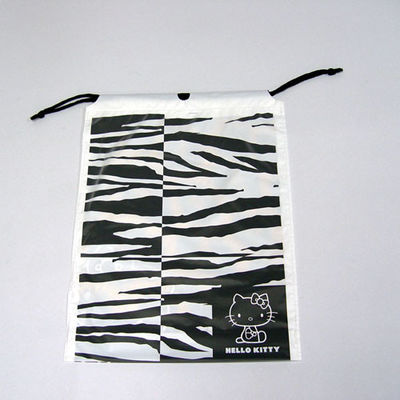 PE Plastic Drawstring Bag Regenerative CPE And LDPE Material