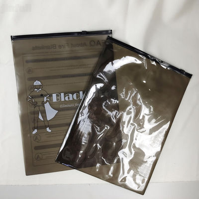 Biodegradable PVC Bag Zipper Rainproof Accept Customized Logo
