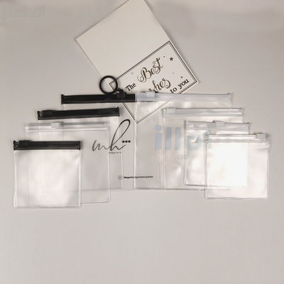 Printed Zipper PVC Bag Biodegradable Tearproof Customized Size