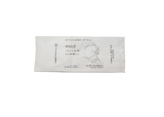 Physical Supplies Composite Plastic Bag White Color Heat Seal Bag