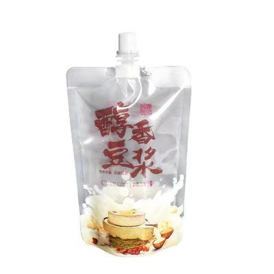 Customized Composite Plastic Bag Eco Friendly suction nozzle bag