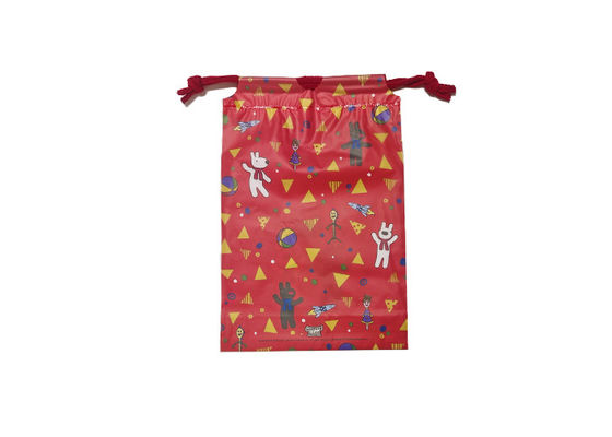 CPE String Bag Plastic Sustainable Reusable Eco Friendly For Storage