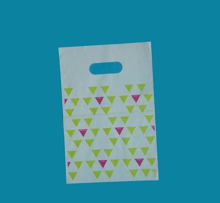 HDPE Printing Plastic Handle Bags Regeneration Circular Materials