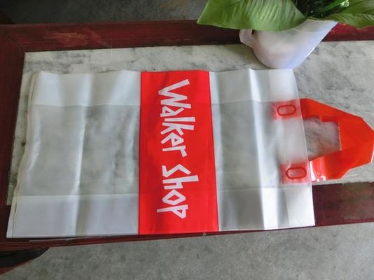HDPE Printing Plastic Handle Bags Regeneration Circular Materials