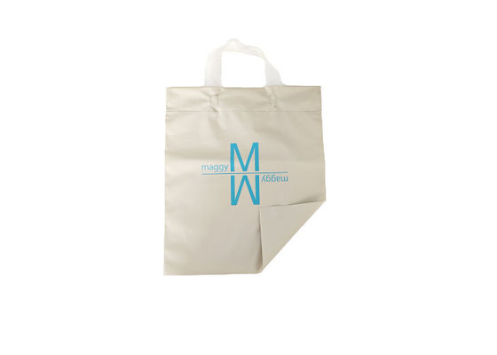 Custom Loop Plastic Handle Bags HDPE Environmental Friendly Handbag