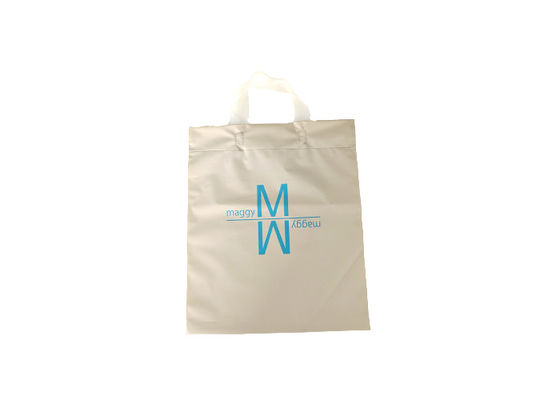 Custom Loop Plastic Handle Bags HDPE Environmental Friendly Handbag