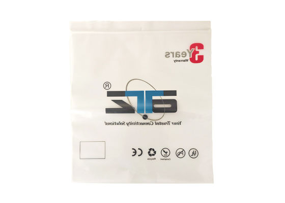 Reusable PE Zipper Bag Tearproof Printing Plastic Customized Size