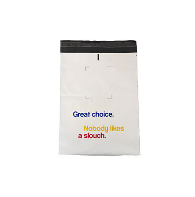 LDPE White Recycled Plastic Shipping Bags Waterproof Custom Size
