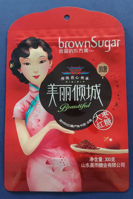 Sugar Laminated Zipper Bags Plastik seal Composite Aluminum Foil Bags