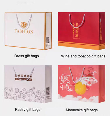 Degradable Paper Poly Bag Tearproof Paper Plastic Packaging Bag And Gift Box