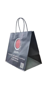 Pure paper packaging bag without plastic components