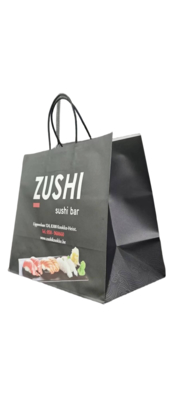 Pure paper packaging bag without plastic components