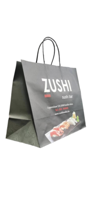 Pure paper packaging bag without plastic components