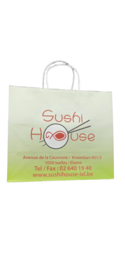 Pure paper packaging bag without plastic components