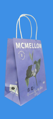 Pure paper packaging bag without plastic components