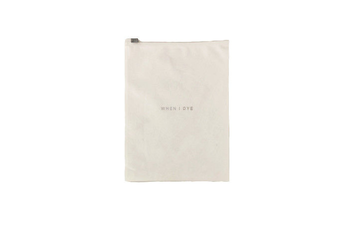 PE Plastic Zipper Bag Embossing Eco Friendly Customized Color