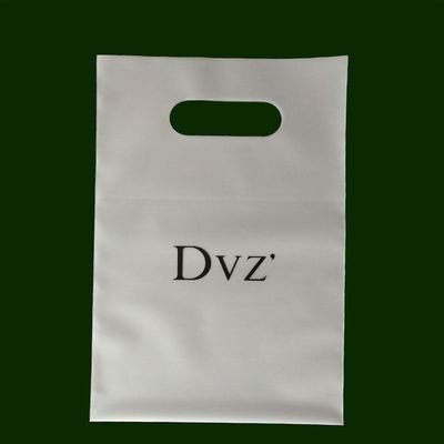 CPE Custom Die Cut Handle Plastic Bags Degradable Regeneration Materials