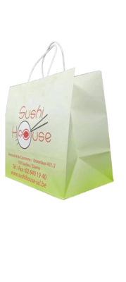 Pure paper packaging bag without plastic components